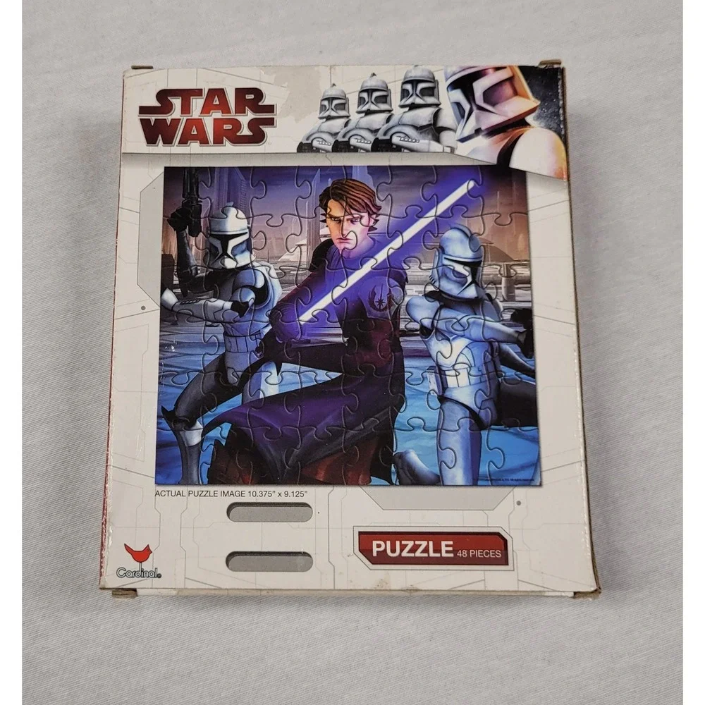Star Wars Clone Wars Anakin Skywalker 48-piece Jigsaw Puzzle (Missing 1 Piece)